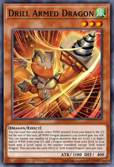 Drill Armed Dragon — Carta Yu-Gi-Oh!