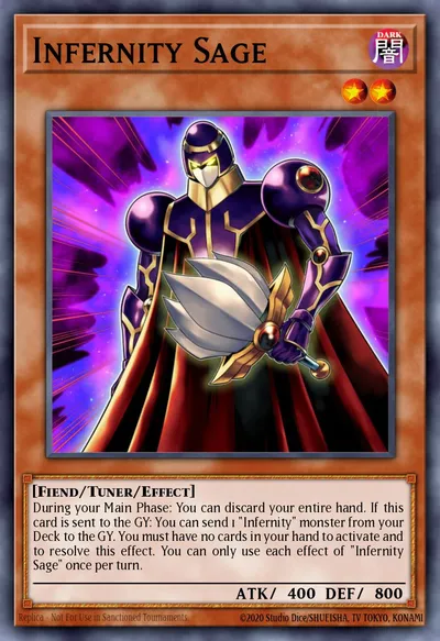 Infernity Sage — Carta Yu-Gi-Oh!