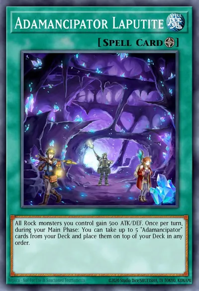 Adamancipator Laputite — Carta Yu-Gi-Oh!