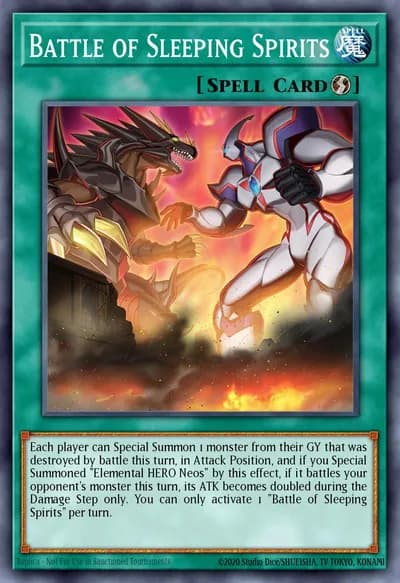 Batalha dos Espíritos Adormecidos — Carta Yu-Gi-Oh!