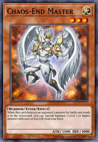 Chaos-End Master — Carta Yu-Gi-Oh!