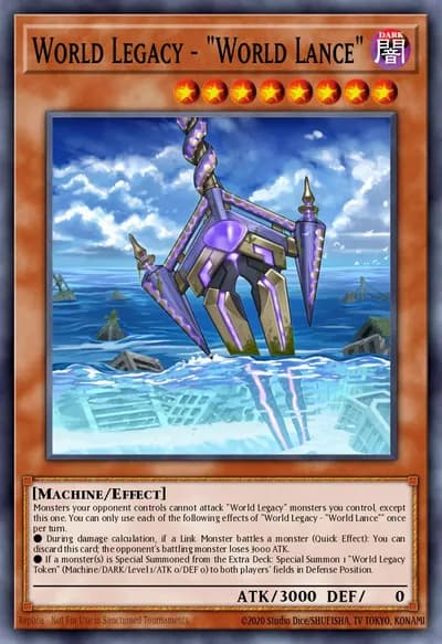 Legado Mundial - "Lança Mundial" — Carta Yu-Gi-Oh!
