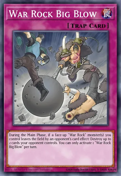 War Rock Big Blow — Carta Yu-Gi-Oh!