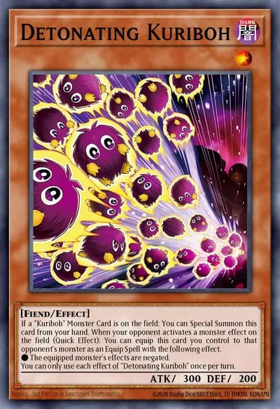 Detonating Kuriboh — Carta Yu-Gi-Oh!