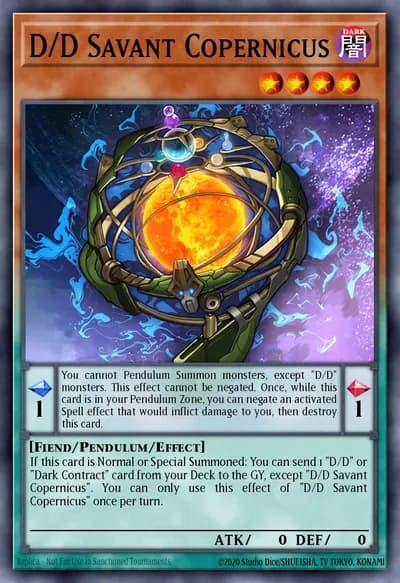 D/D Sábio Copérnico — Carta Yu-Gi-Oh!