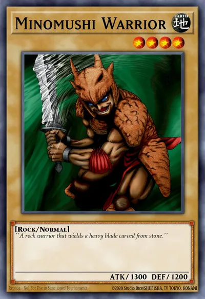 Guerreiro Minomushi — Carta Yu-Gi-Oh!