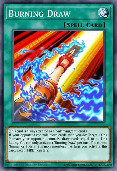 Burning Draw — Carta Yu-Gi-Oh!