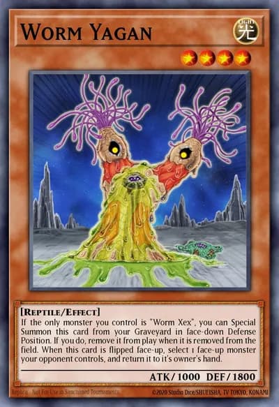 Worm Yagan — Carta Yu-Gi-Oh!