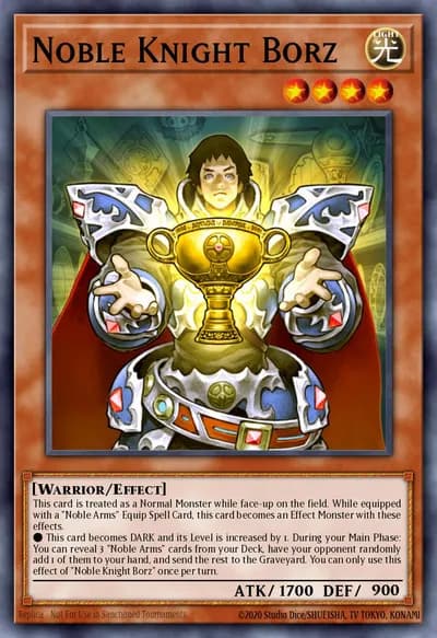 Nobre Cavaleiro Borz — Carta Yu-Gi-Oh!