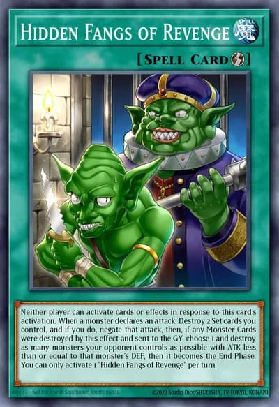 Presas Ocultas da Vingança — Carta Yu-Gi-Oh!