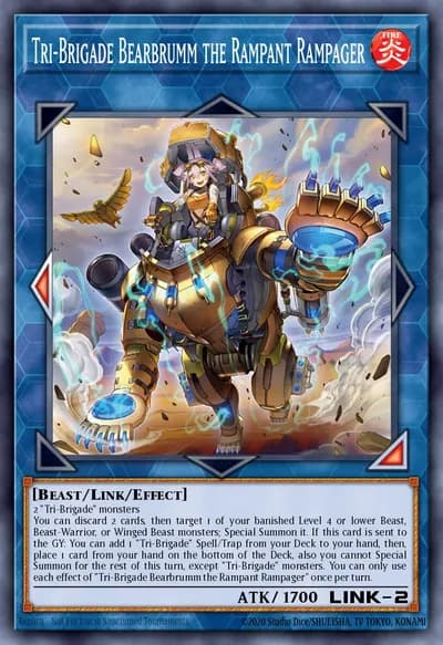 Tri-Brigade Bearbrumm the Rampant Rampager — Carta Yu-Gi-Oh!