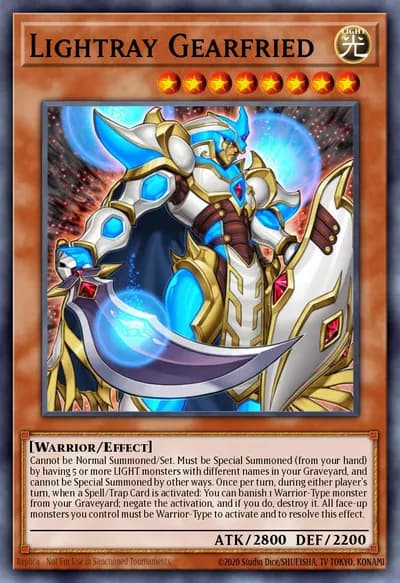 Lightray Gearfried — Carta Yu-Gi-Oh!