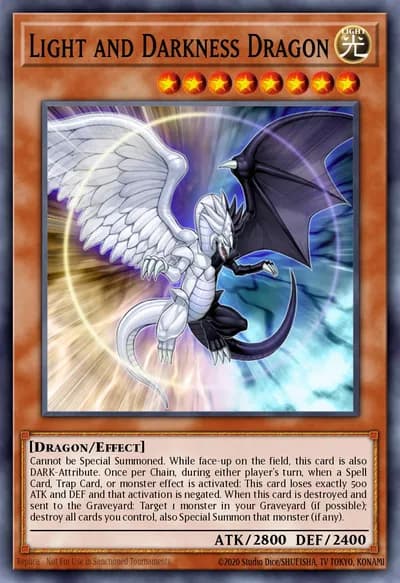 Dragão de Luz e Trevas — Carta Yu-Gi-Oh!