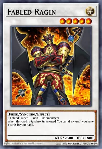 Fabled Ragin — Carta Yu-Gi-Oh!