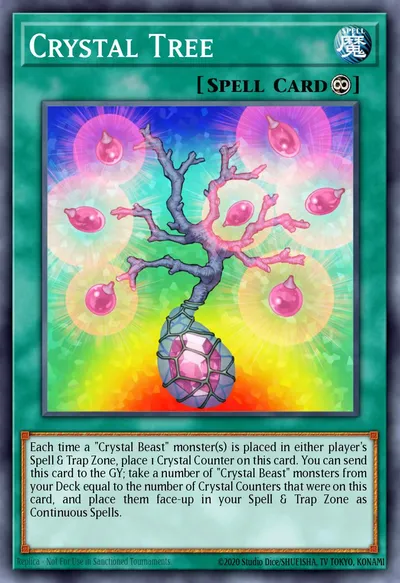 Crystal Tree — Carta Yu-Gi-Oh!