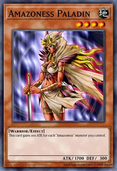 Paladina Amazoness — Carta Yu-Gi-Oh!
