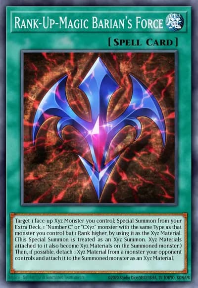 Rank-Up-Magic Barian's Force — Carta Yu-Gi-Oh!