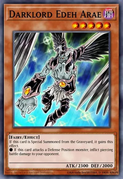 Darklord Edeh Arae — Carta Yu-Gi-Oh!