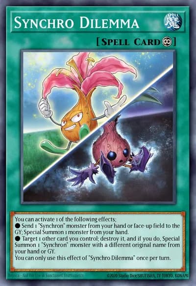 Synchro Dilemma — Carta Yu-Gi-Oh!