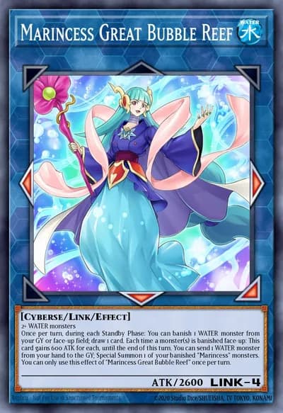 Marincess Great Bubble Reef — Carta Yu-Gi-Oh!