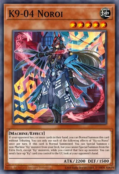 K9-04 Noroi — Carta Yu-Gi-Oh!