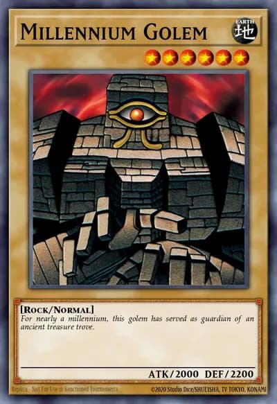 Golem do Milênio — Carta Yu-Gi-Oh!