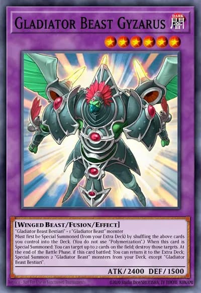 Gladiator Beast Gyzarus — Carta Yu-Gi-Oh!