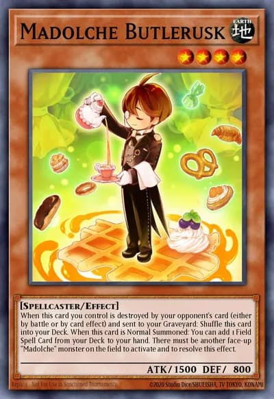 Madolche Butlerusk — Carta Yu-Gi-Oh!