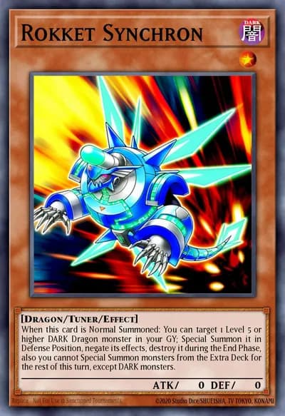 Rokket Synchron — Carta Yu-Gi-Oh!