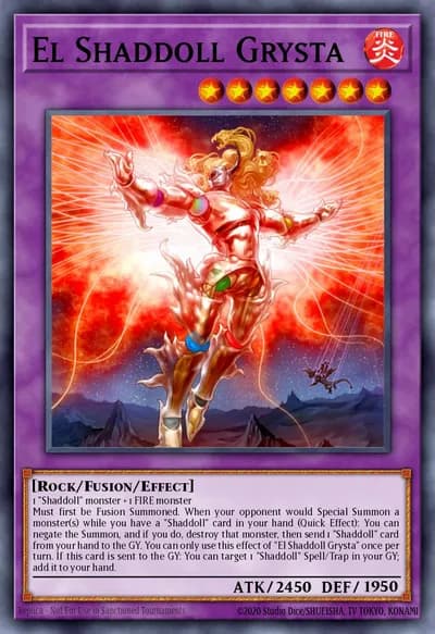 El Shaddoll Grysta — Carta Yu-Gi-Oh!
