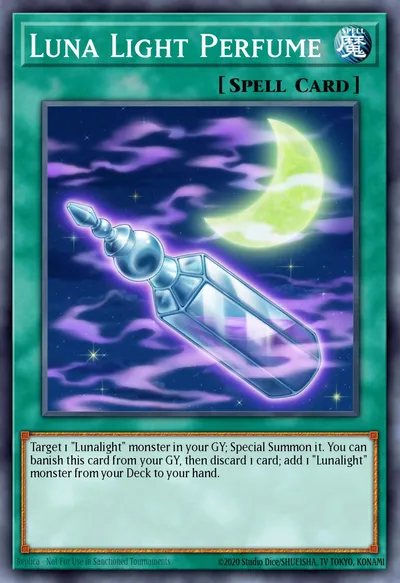 Luna Light Perfume — Carta Yu-Gi-Oh!