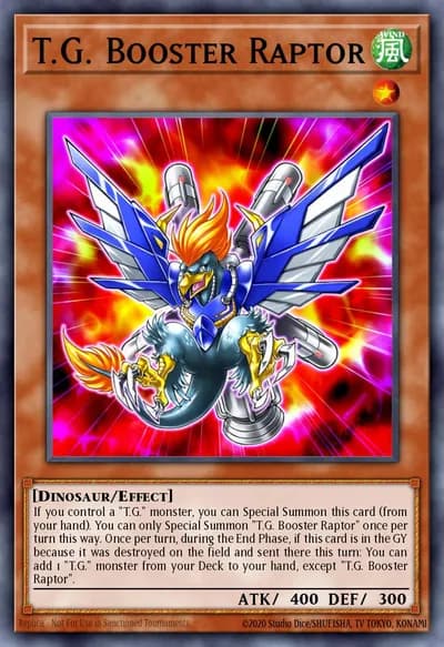 T.G. Raptor Propulsor — Carta Yu-Gi-Oh!