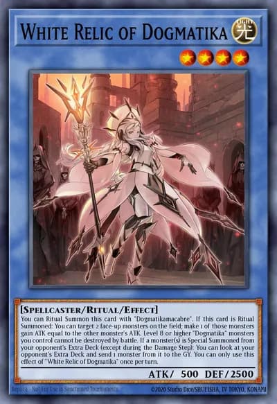 White Relic of Dogmatika — Carta Yu-Gi-Oh!