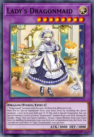 Lady's Dragonmaid — Carta Yu-Gi-Oh!