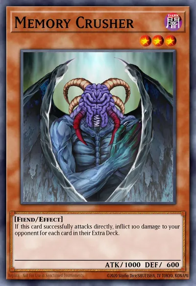 Memory Crusher — Carta Yu-Gi-Oh!