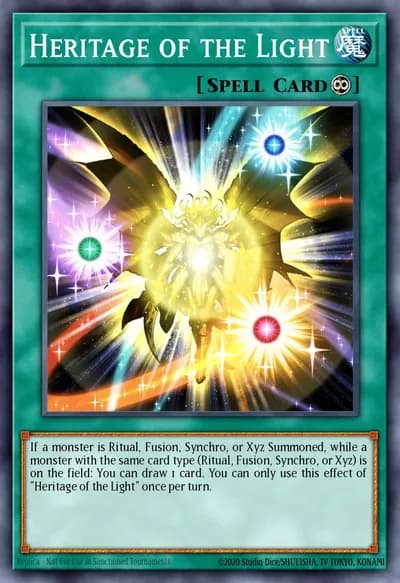 Herança da Luz — Carta Yu-Gi-Oh!