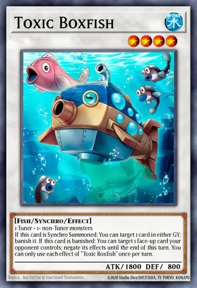 Toxic Boxfish — Carta Yu-Gi-Oh!