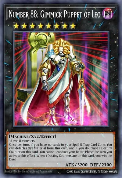 Number 88: Gimmick Puppet of Leo — Carta Yu-Gi-Oh!