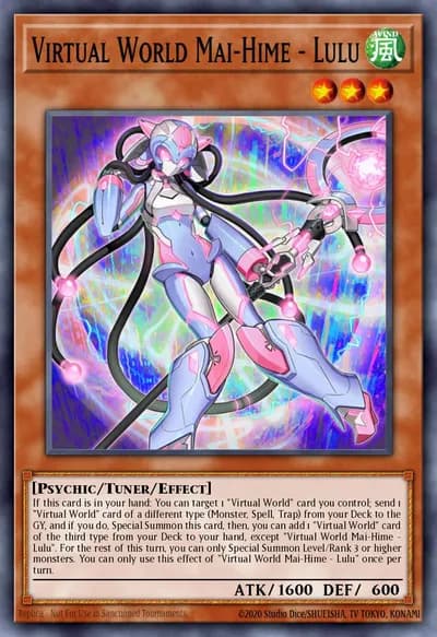 Virtual World Mai-Hime - Lulu — Carta Yu-Gi-Oh!