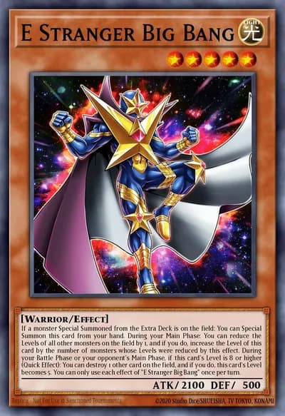 E Stranger Big Bang — Carta Yu-Gi-Oh!
