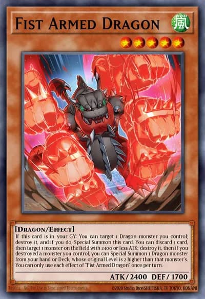 Fist Armed Dragon — Carta Yu-Gi-Oh!