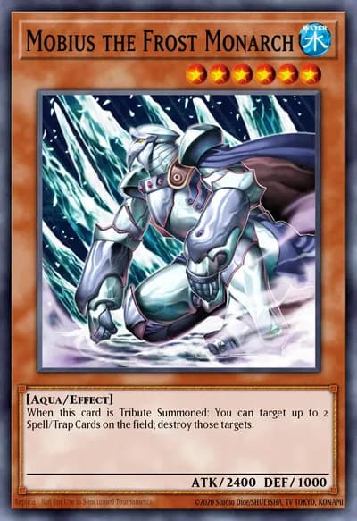Mobius, o Monarca da Geada — Carta Yu-Gi-Oh!