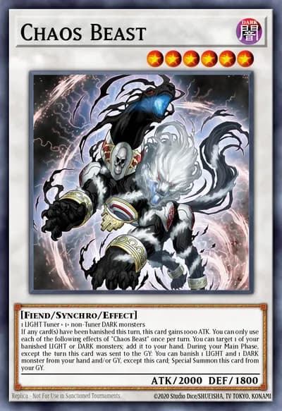 Chaos Beast — Carta Yu-Gi-Oh!