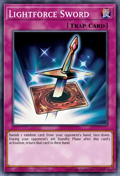 Espada da Força da Luz — Carta Yu-Gi-Oh!
