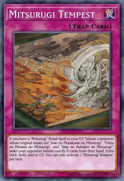 Mitsurugi Tempest — Carta Yu-Gi-Oh!