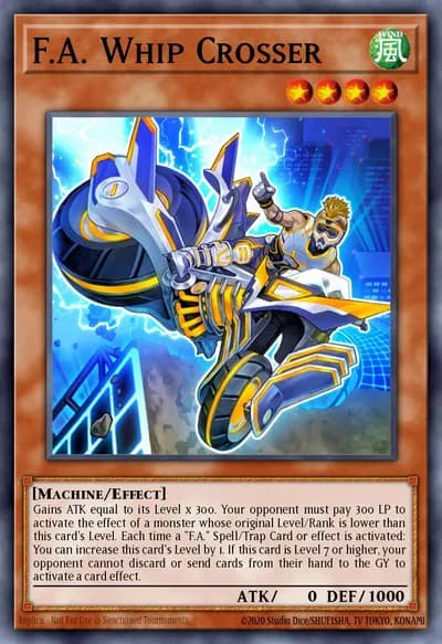F.A. Whip Crosser — Carta Yu-Gi-Oh!