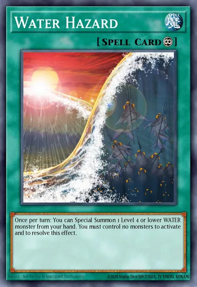 Water Hazard — Carta Yu-Gi-Oh!