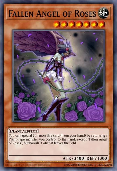 Fallen Angel of Roses — Carta Yu-Gi-Oh!