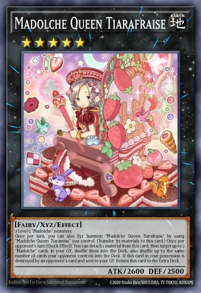 Madolche Queen Tiarafraise — Carta Yu-Gi-Oh!
