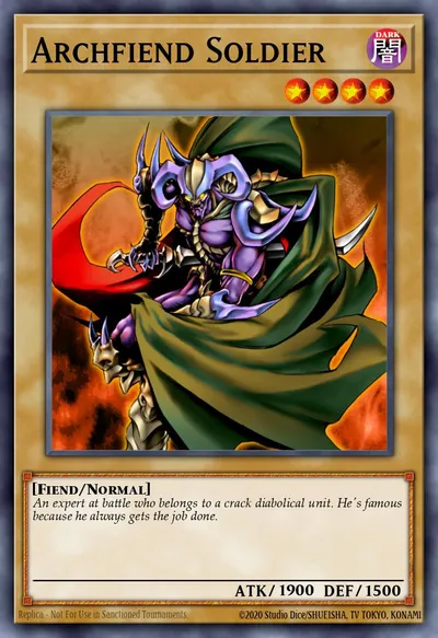 Soldado Archfiend — Carta Yu-Gi-Oh!